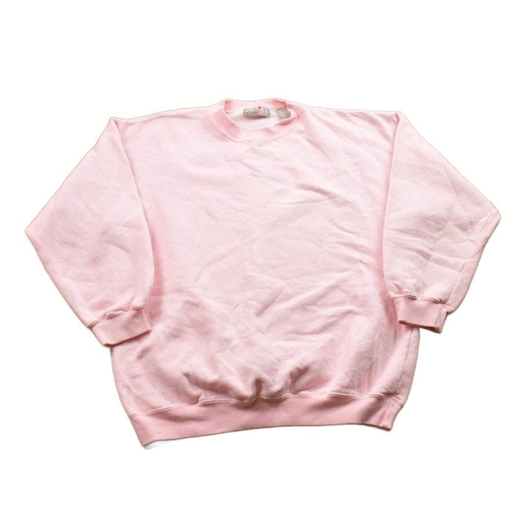 Vintage 1990s Blank Pink Crewneck Sweatshirt Men's Medium from propervintagecanada