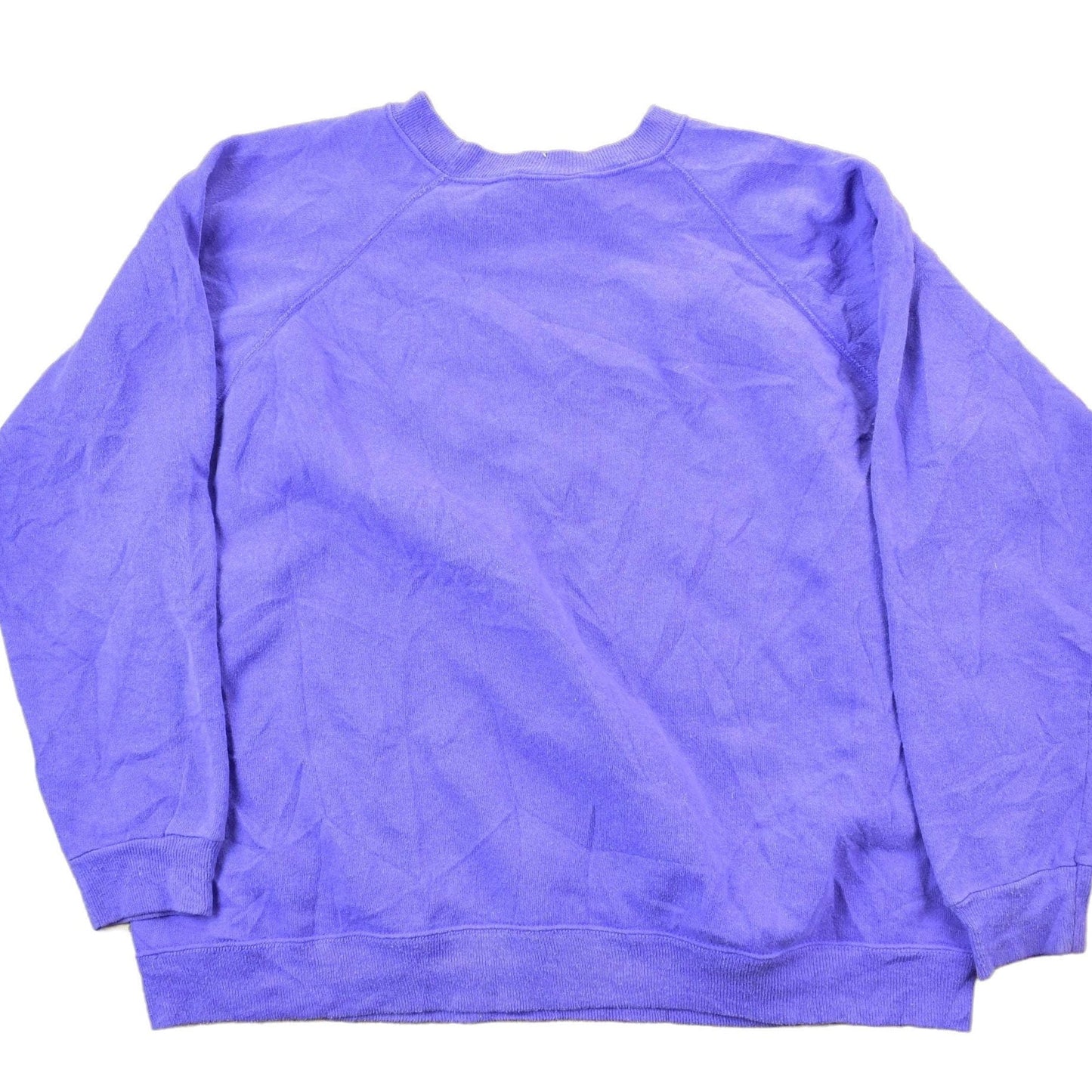 Vintage 1990s Blank Purple Crewneck Sweatshirt Women's M-L from propervintagecanada