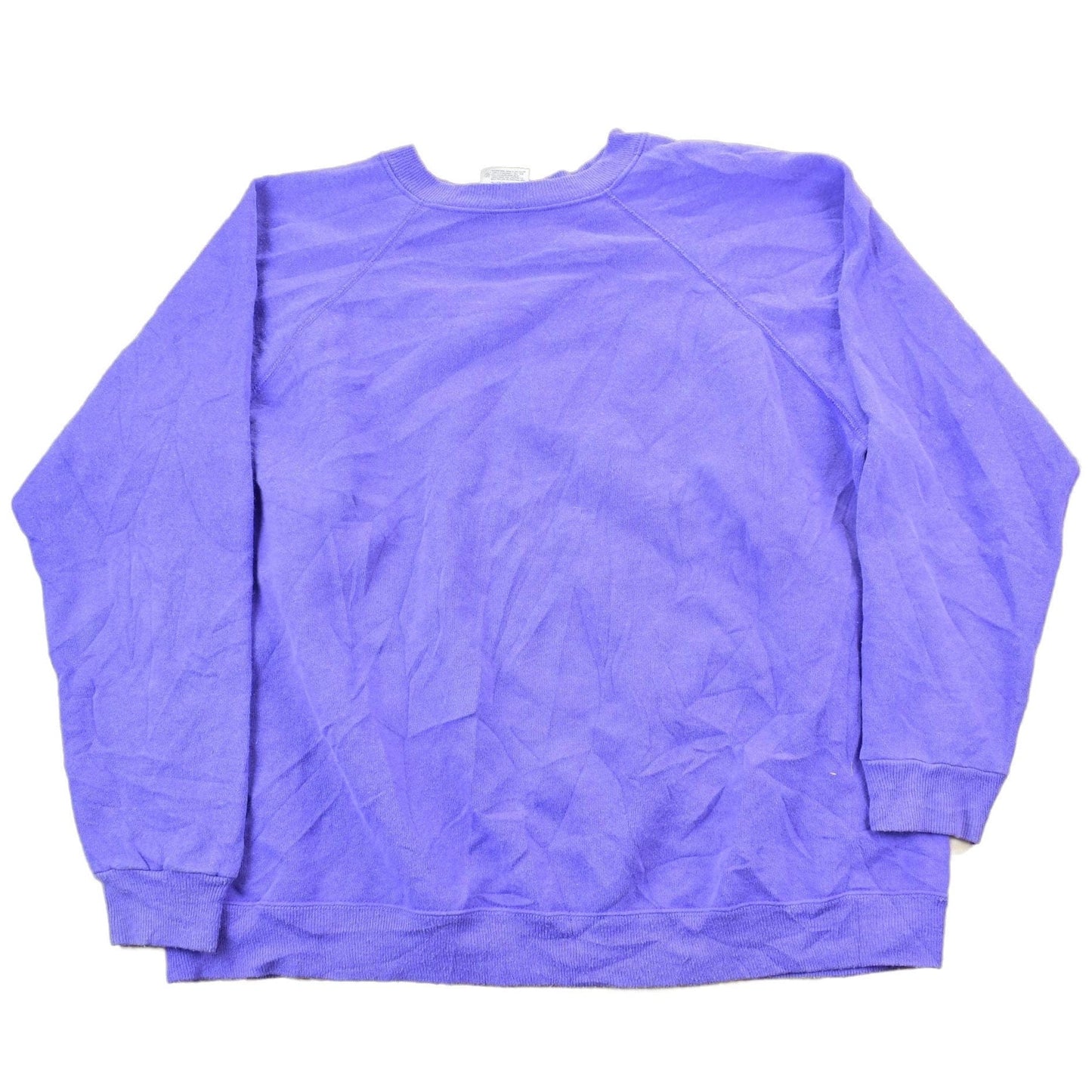 Vintage 1990s Blank Purple Crewneck Sweatshirt Women's M-L from propervintagecanada