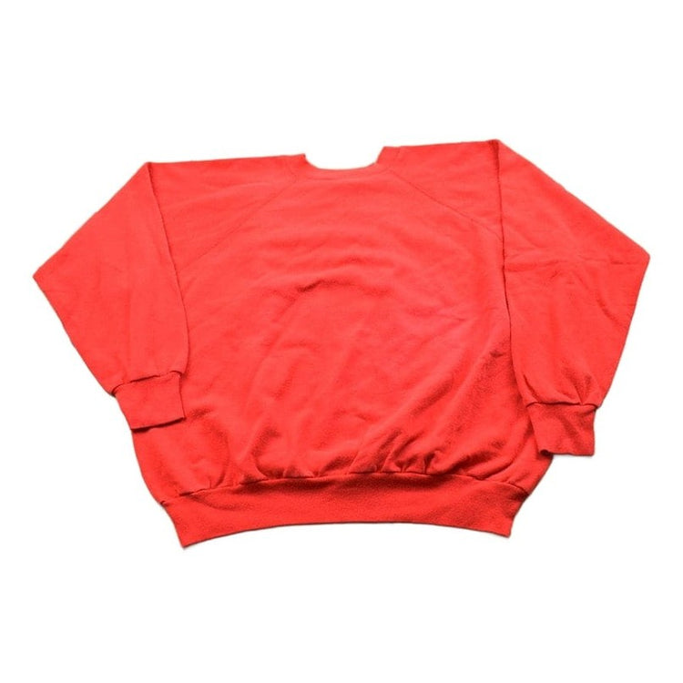 Vintage 1990s Blank Red Crewneck Sweatshirt Women's L from propervintagecanada