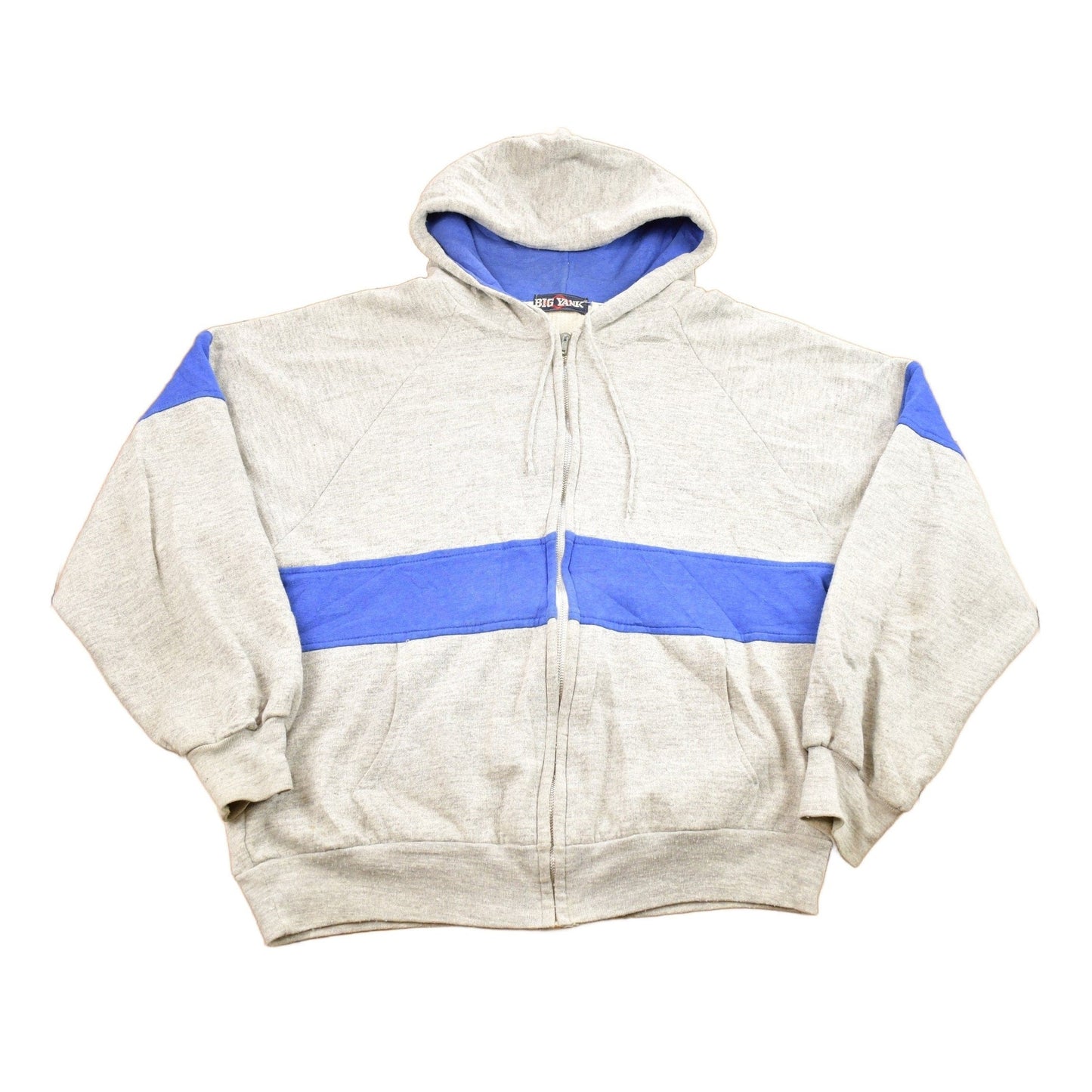 Vintage 1990s Blank Thermal Lined Hoodie Men's XL from propervintagecanada