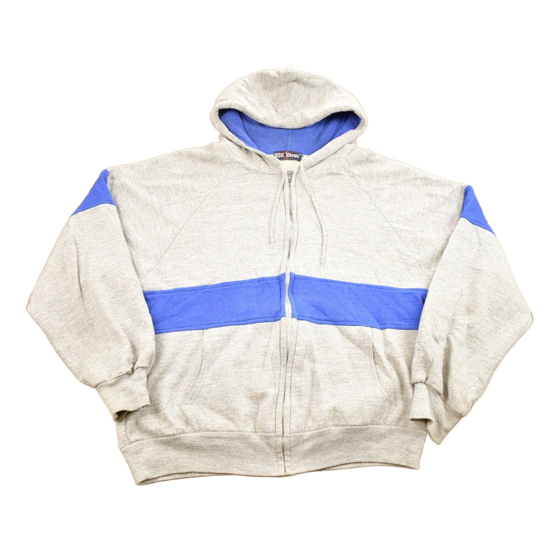 Vintage 1990s Blank Thermal Lined Hoodie Men's XL from propervintagecanada