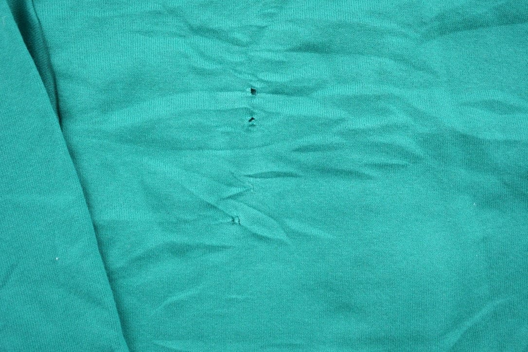 Vintage 1990s Blank Turquoise Crewneck Sweatshirt Men's Large from propervintagecanada