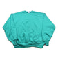 Vintage 1990s Blank Turquoise Crewneck Sweatshirt Men's Large from propervintagecanada