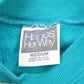 Vintage 1990s Blank Turquoise Crewneck Sweatshirt Men's Small from propervintagecanada