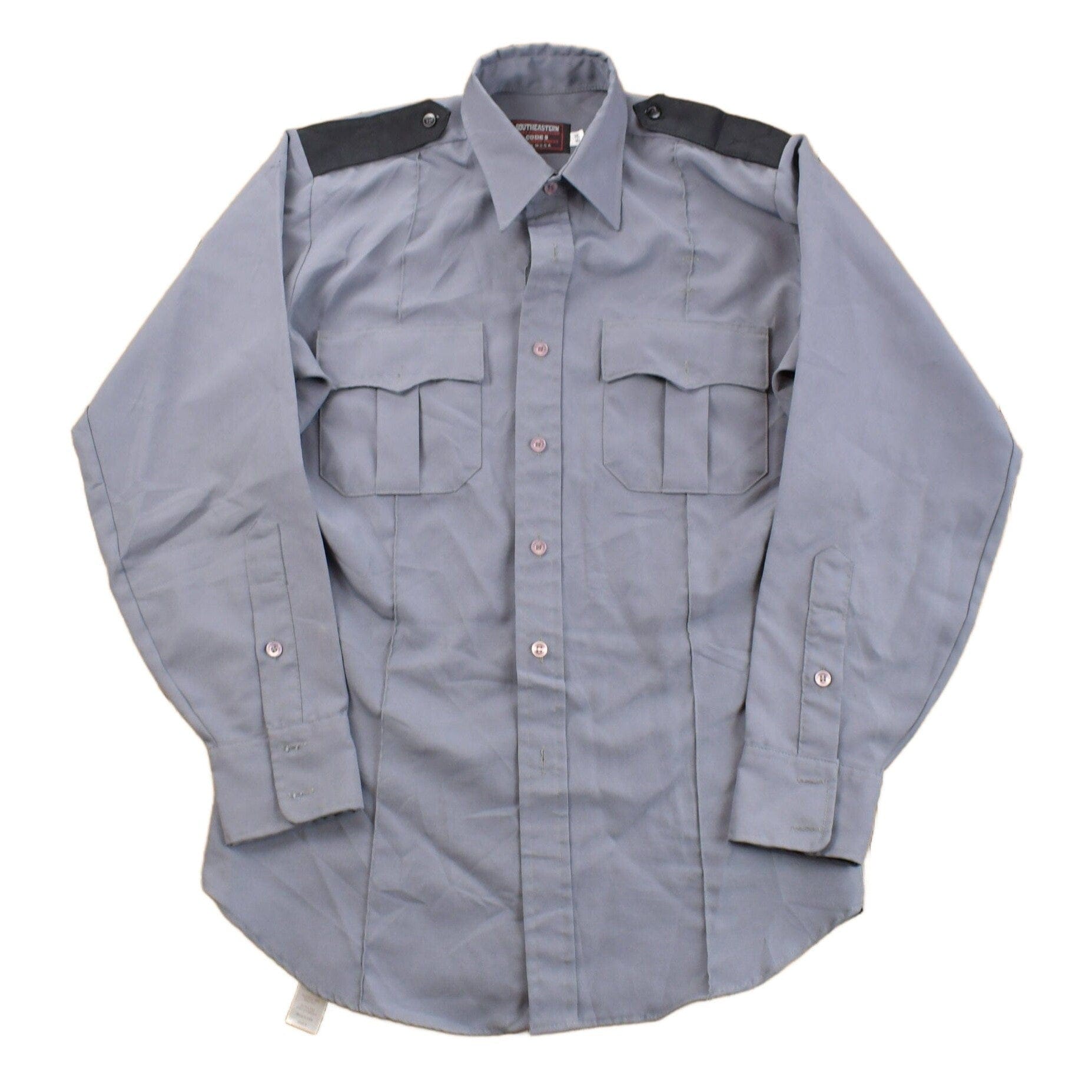 Vintage 1990s Blank Western Button Up Shirt Men's Large from propervintagecanada