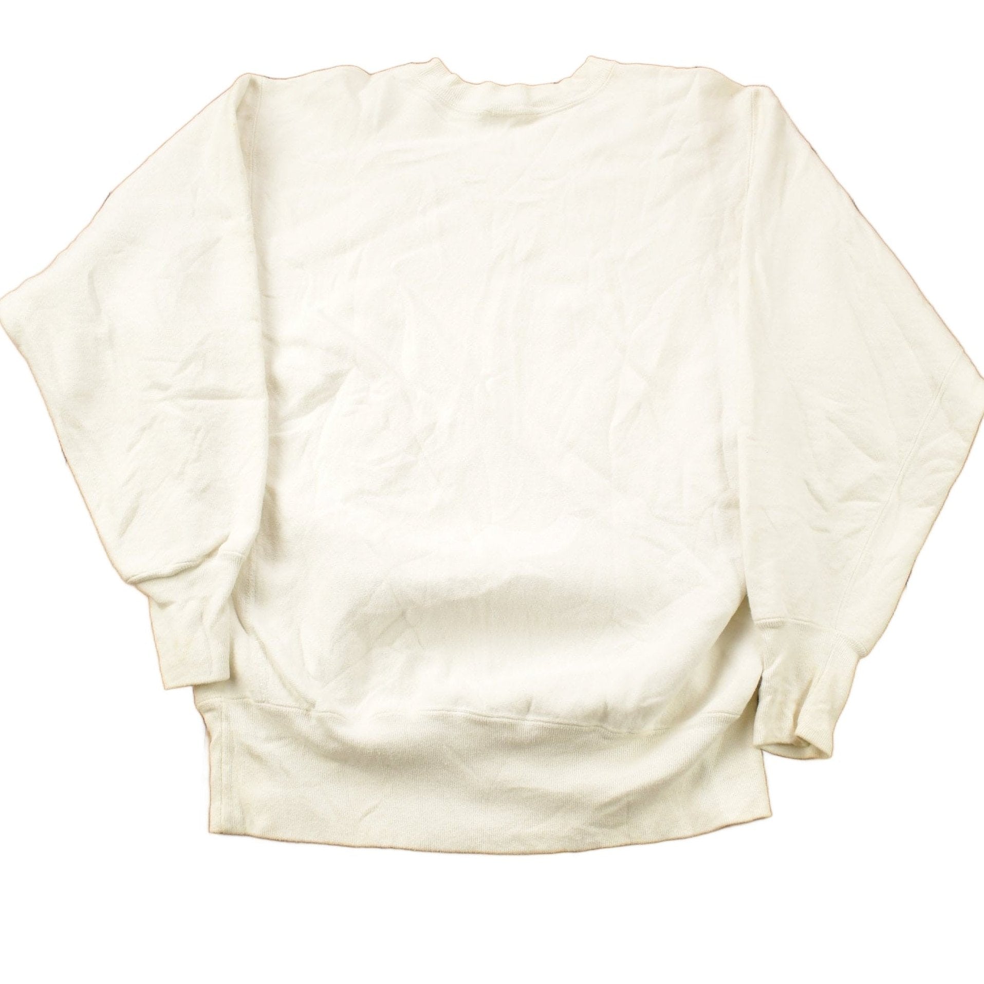 Vintage 1990s Blank White Champion Reverse Weave Crewneck Men's Large from propervintagecanada