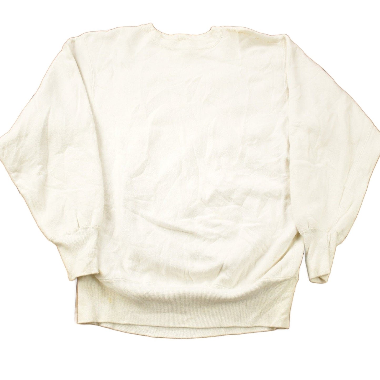 Vintage 1990s Blank White Champion Reverse Weave Crewneck Men's Large from propervintagecanada