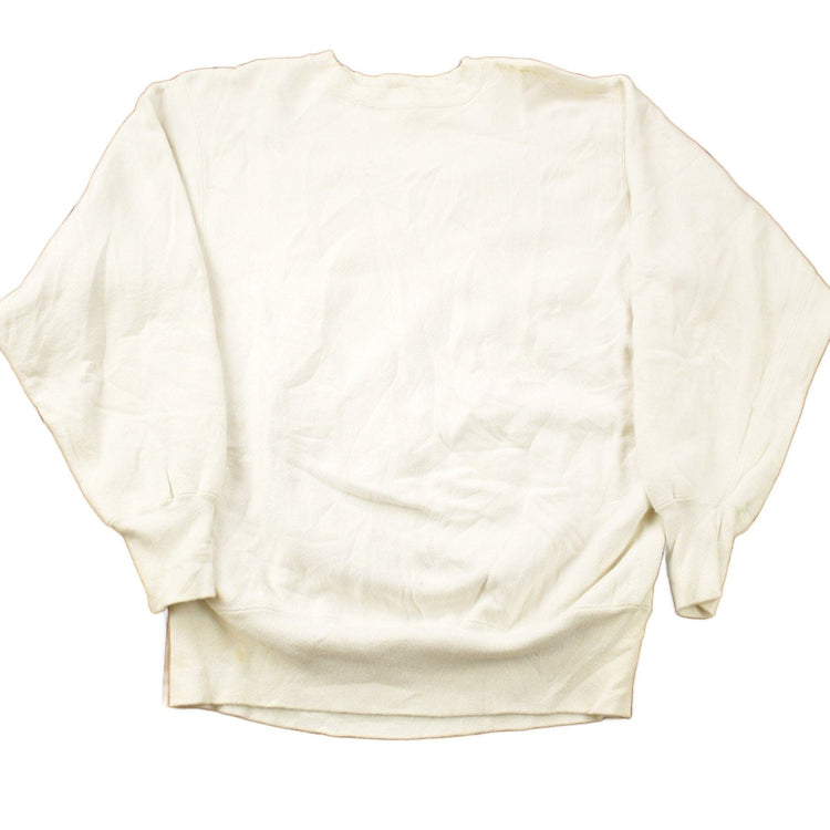 Vintage 1990s Blank White Champion Reverse Weave Crewneck Men's Large from propervintagecanada