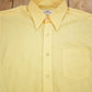 Vintage 1990s Blank Yellow Fruit Of The Loom Button Up Shirt Men's L from propervintagecanada