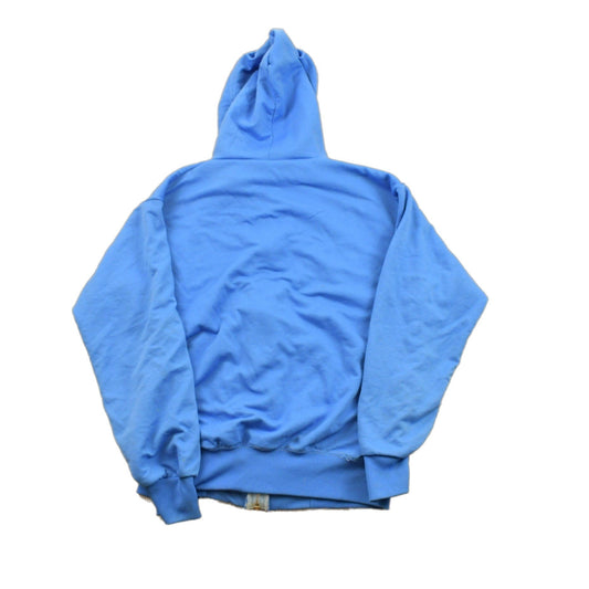 Vintage 1990s Blank Zip Up Hoodie Men's Small from propervintagecanada