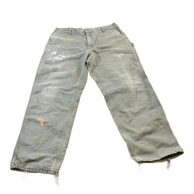 Vintage 1990s Blanket Lined Carhartt Carpenter Pants Men's 28 x 30 from propervintagecanada