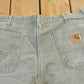 Vintage 1990s Blanket Lined Carhartt Carpenter Pants Men's 28 x 30 from propervintagecanada