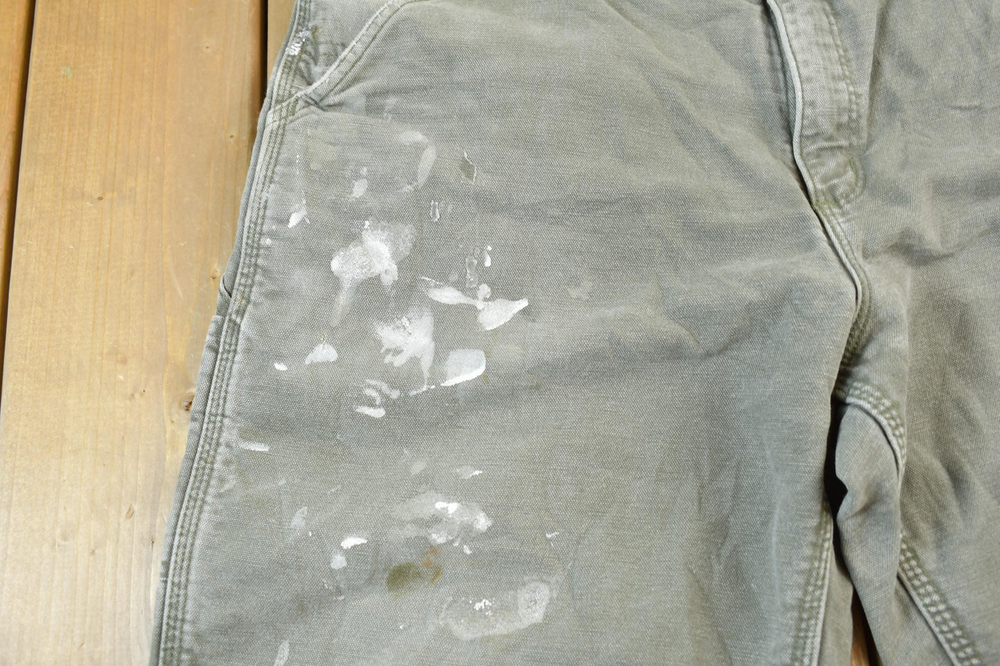Vintage 1990s Blanket Lined Carhartt Carpenter Pants Men's 28 x 30 from propervintagecanada