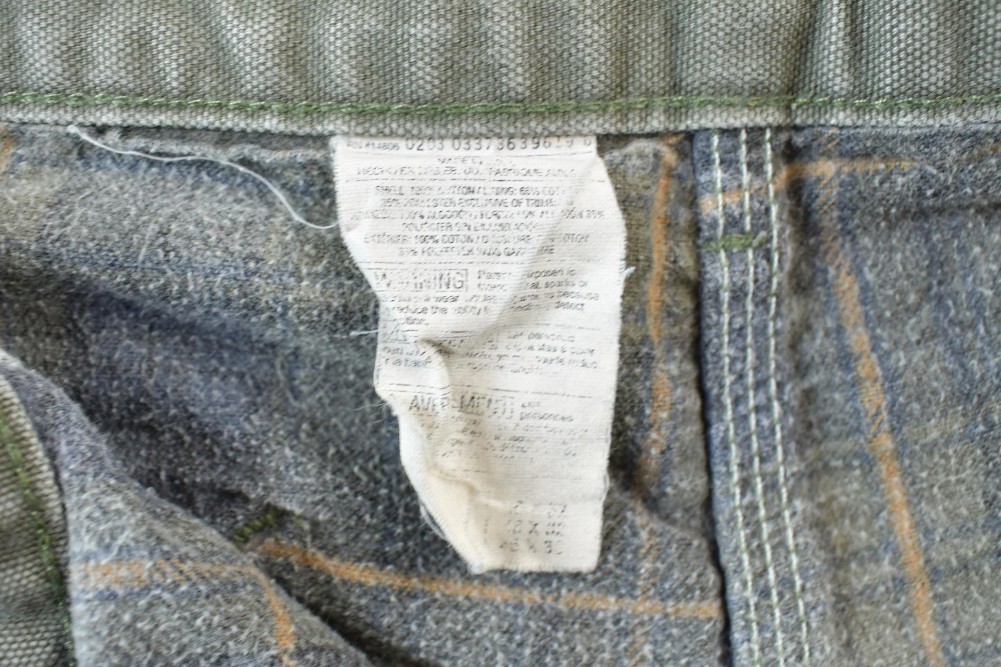 Vintage 1990s Blanket Lined Carhartt Carpenter Pants Men's 28 x 30 from propervintagecanada
