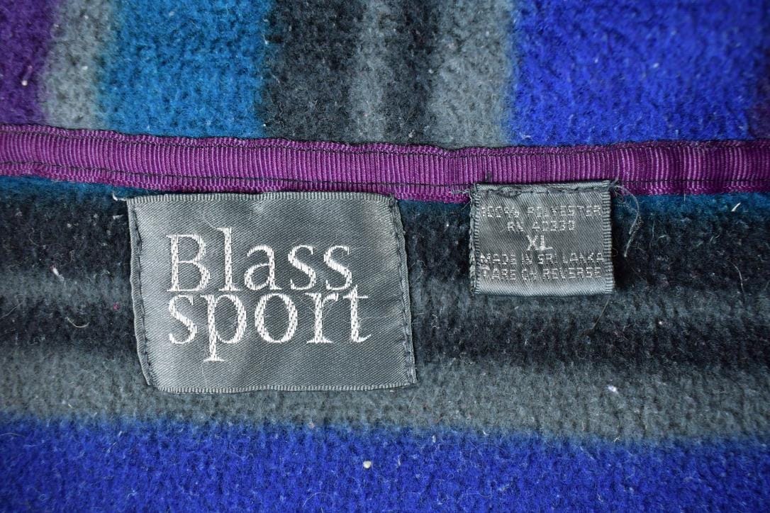 Vintage 1990s Blass Sport Fleece Sweater Men's XL from propervintagecanada