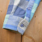 Vintage 1990s Blue Flannel Plaid Button Up Western Shirt Men's Large from propervintagecanada