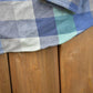 Vintage 1990s Blue Flannel Plaid Button Up Western Shirt Men's Large from propervintagecanada