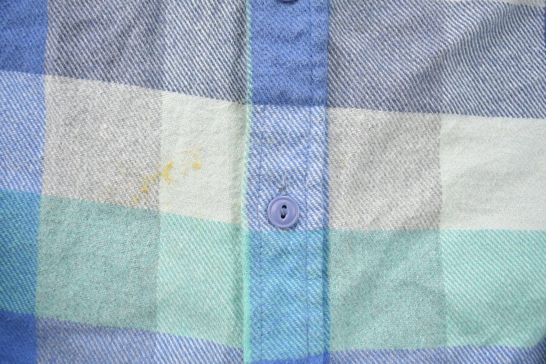 Vintage 1990s Blue Flannel Plaid Button Up Western Shirt Men's Large from propervintagecanada