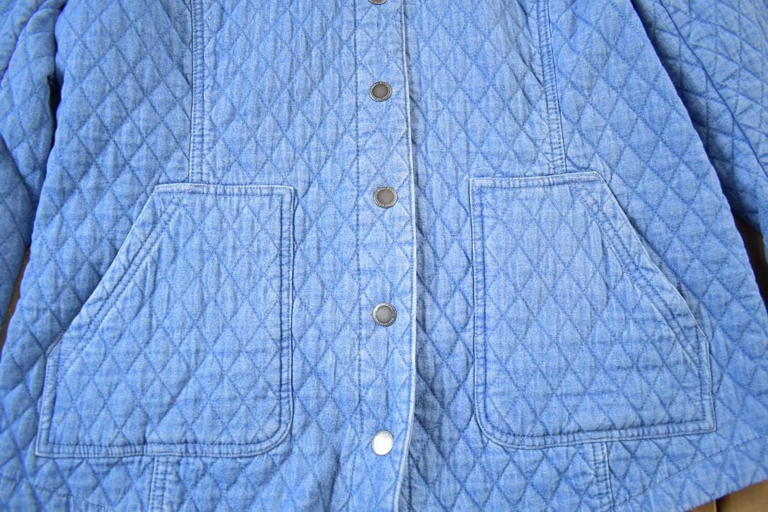 Vintage 1990s Blue Izaac Mizrahi Windbreaker Jacket Women's L from propervintagecanada