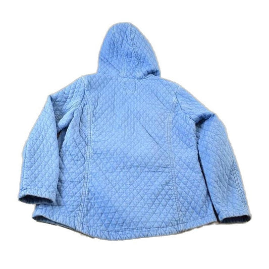 Vintage 1990s Blue Izaac Mizrahi Windbreaker Jacket Women's L from propervintagecanada