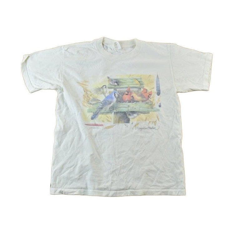 Vintage 1990s Blue Jays Bird Gang Outdoors T-Shirt Men's Large from propervintagecanada
