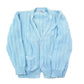 Vintage 1990s Blue Knit Button Up Cardigan Sweater Women's M from propervintagecanada