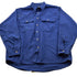 Vintage 1990s Blue Plaid Flannel Button Up Shirt Men&