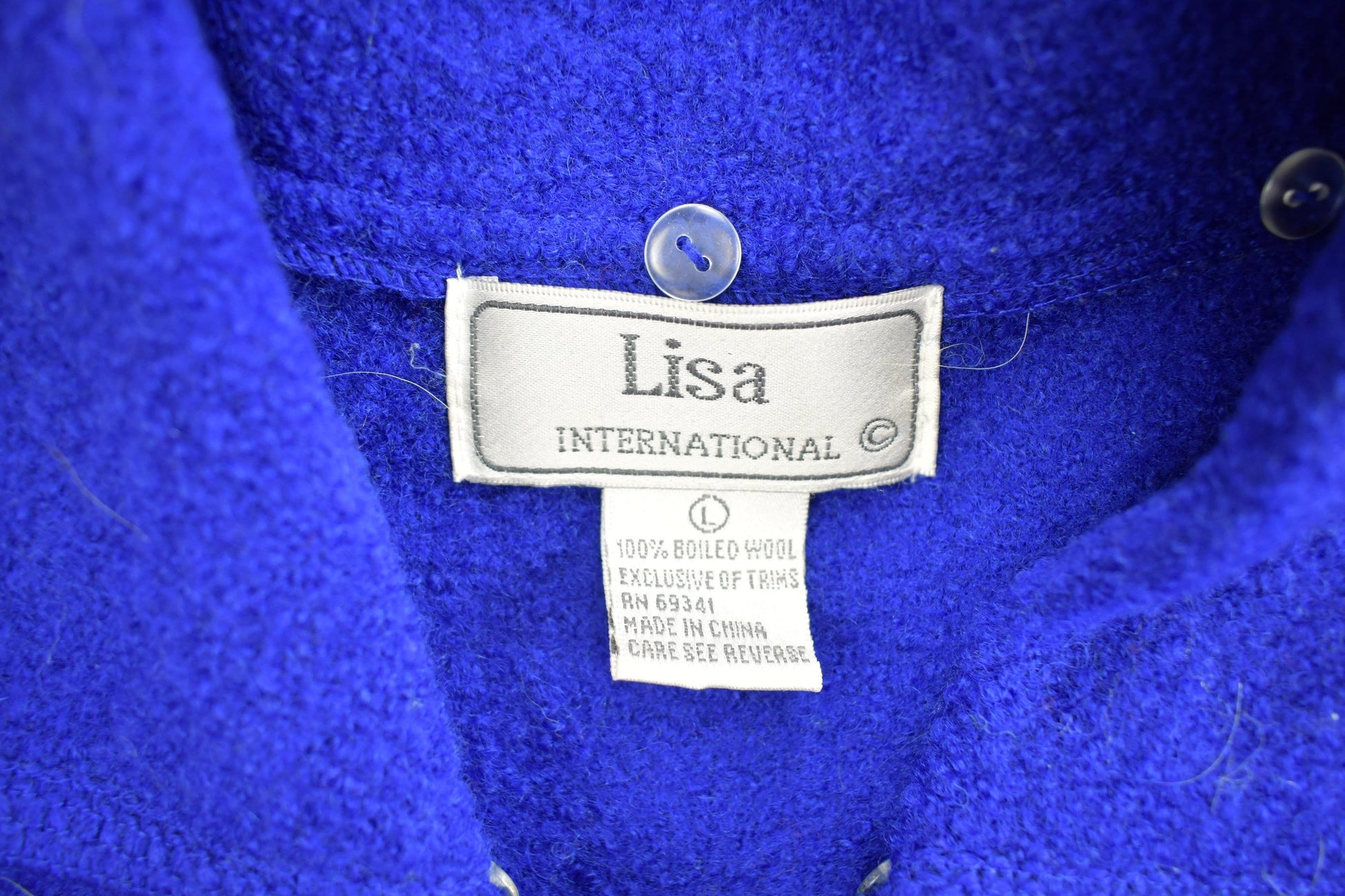 Vintage 1990s Blue Polar Bear Fleece Sweater Women's M from propervintagecanada