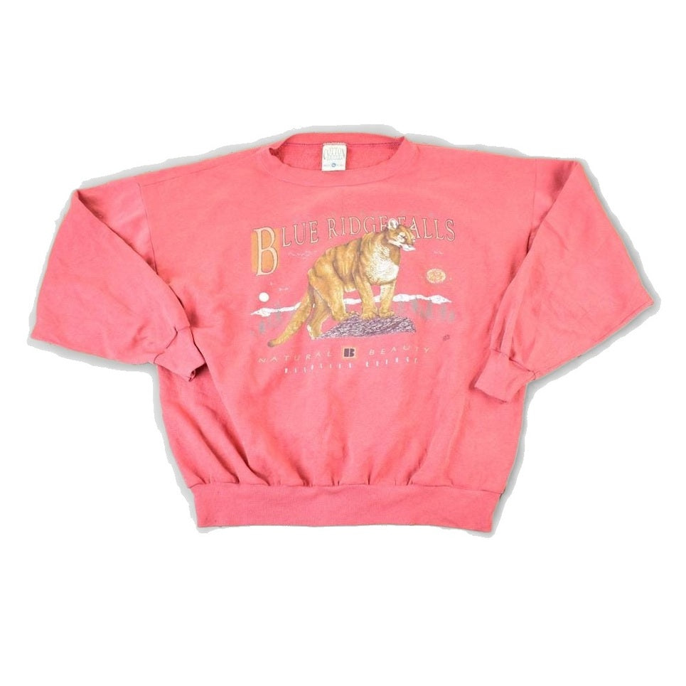 Vintage 1990s Blue Ridge Falls Wildcats Crewneck Sweatshirt Mens XL from propervintagecanada