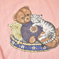 Vintage 1990s Bobbie Brooks Cute Teddy Bear Double Collar Crewneck Sweatshirt Women's XL / 90's Kitty Cat Destination Sweater from propervintagecanada