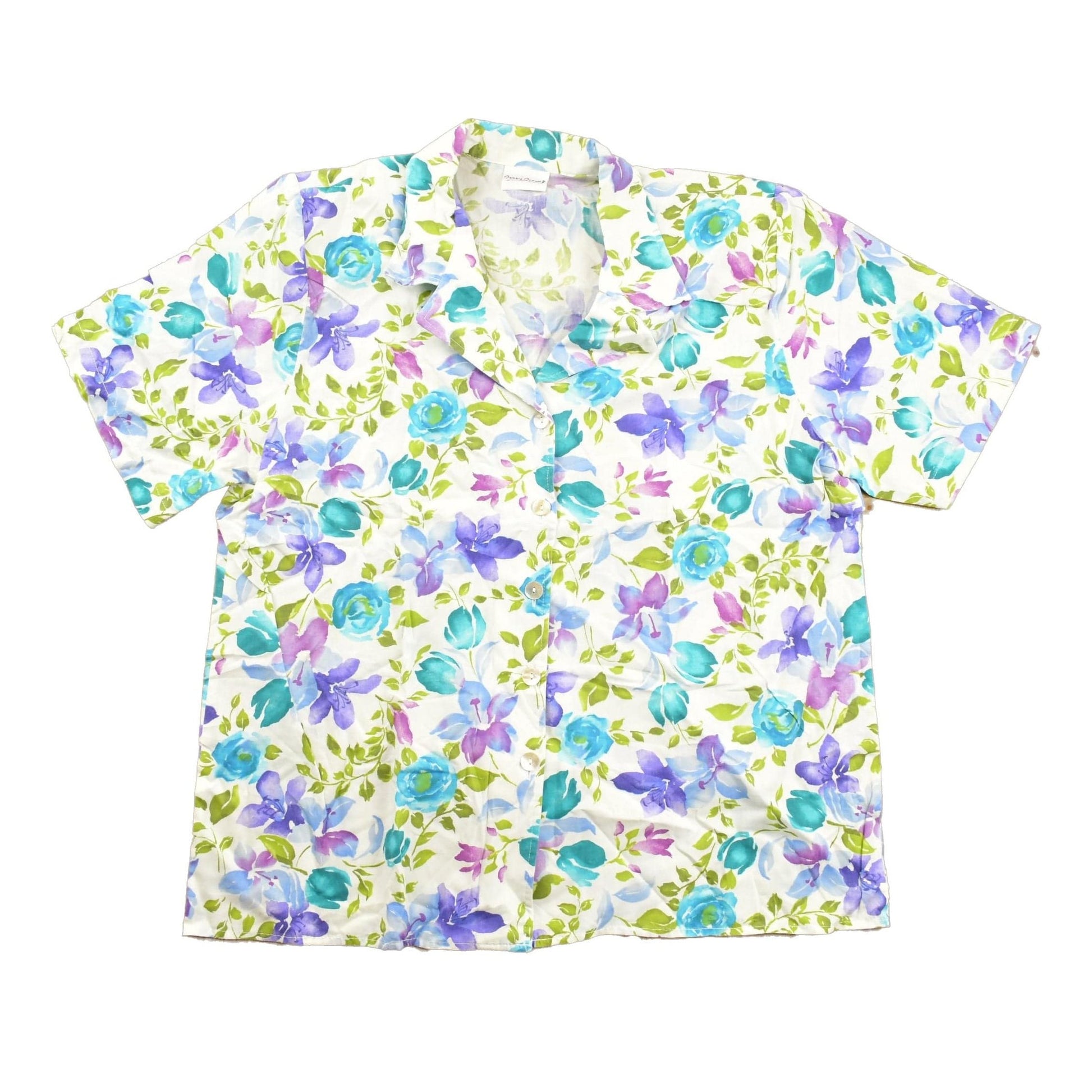 Vintage 1990s Bobbie Brooks Floral Button Up Shirt Men's M from propervintagecanada