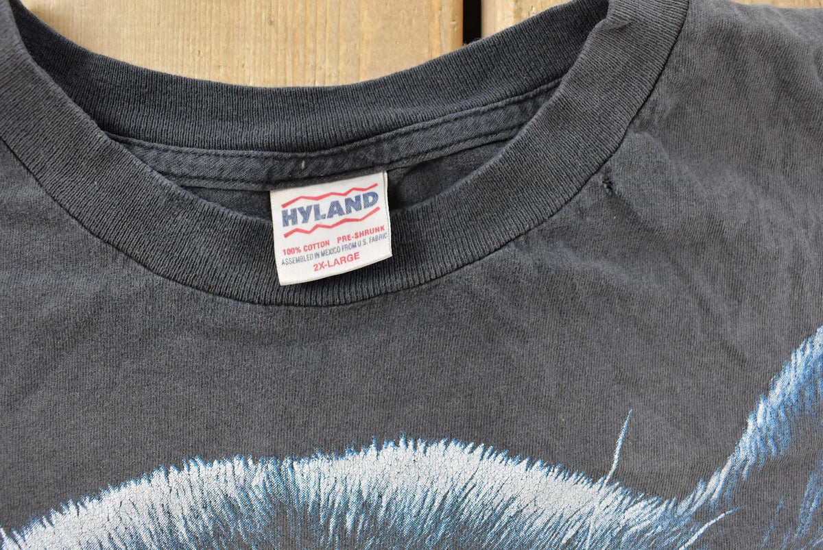 Vintage 1990s Bobby G's Black Panther Graphic T-Shirt Men's 2XL from propervintagecanada