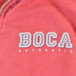 Vintage 1990s Boca Authentic 100% Cotton Graphic Full Zip Hoodie Men's Large from propervintagecanada