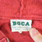 Vintage 1990s Boca Authentic 100% Cotton Graphic Full Zip Hoodie Men's Large from propervintagecanada