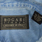 Vintage 1990s Bogari Denim Button Up Shirt Men's Large from propervintagecanada