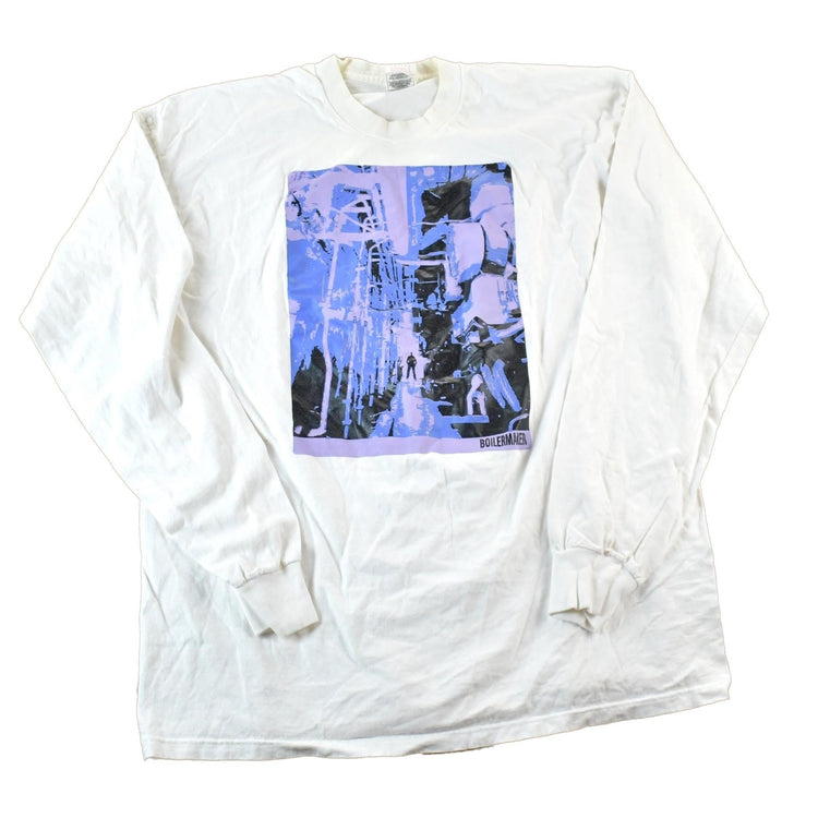 Vintage 1990s Boilermaker Graphic Souvenir Crewneck Long Sleeve Shirt Men's XL from propervintagecanada