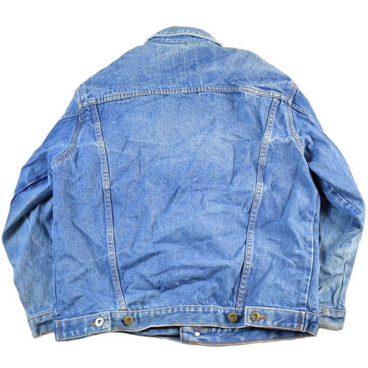 Vintage 1990s Bon Jour Denim Jean Trucker Jacket Men's Medium from propervintagecanada