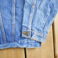 Vintage 1990s Bon Jour Denim Jean Trucker Jacket Men's Medium from propervintagecanada