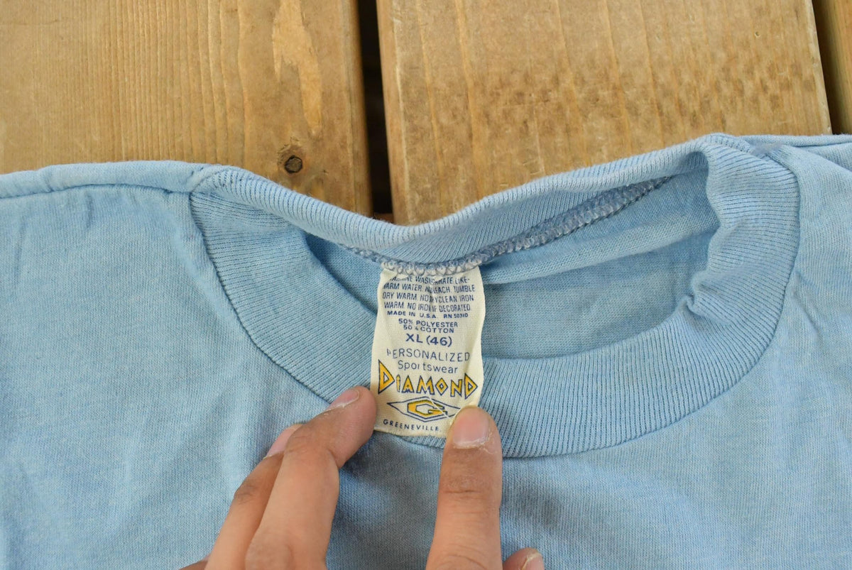 Vintage 1990s Bonaire Angel Fish Souvenir T-Shirt Mens L from propervintagecanada