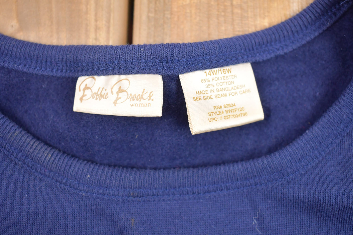 Vintage 1990s Boobie Brooks Crewneck Sweatshirt Men's 2XL from propervintagecanada