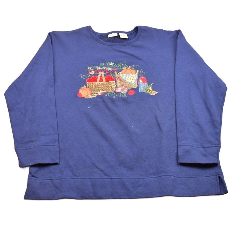 Vintage 1990s Boobie Brooks Crewneck Sweatshirt Men's 2XL from propervintagecanada