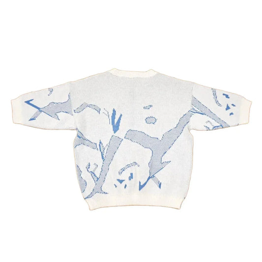 Vintage 1990s Boothbay Knit Crewneck Sweater Women's XL / Made In USA / 90s Knitted Sweatshirt / Vintage Preppy Knits from propervintagecanada