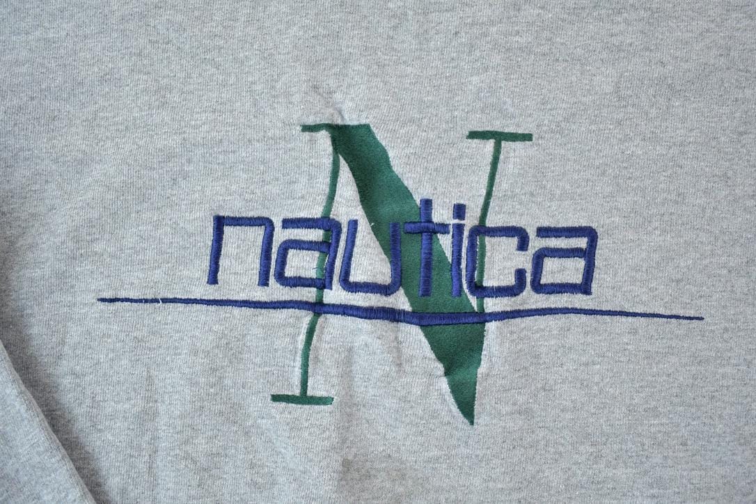 Vintage 1990s Bootleg Nautica Embroidered Crewneck Sweatshirt Men's Small from propervintagecanada