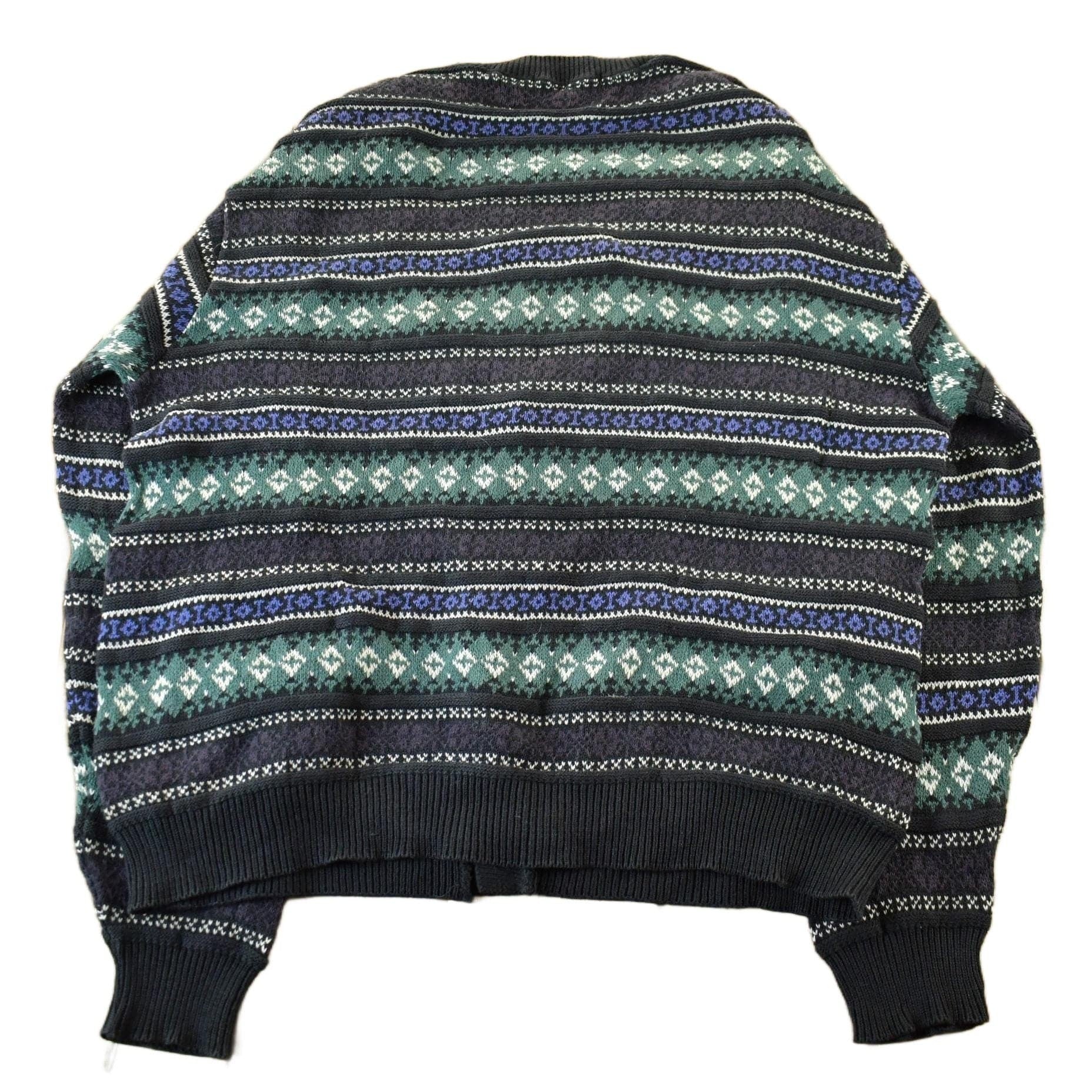 Vintage 1990s Bosa Knit Cardigan Sweater Men's Large from propervintagecanada