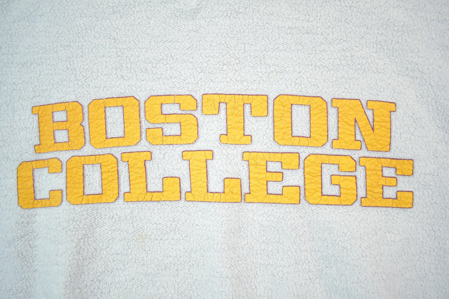 Vintage 1990s Boston College Collegiate Crewneck Sweatshirt Men's L from propervintagecanada