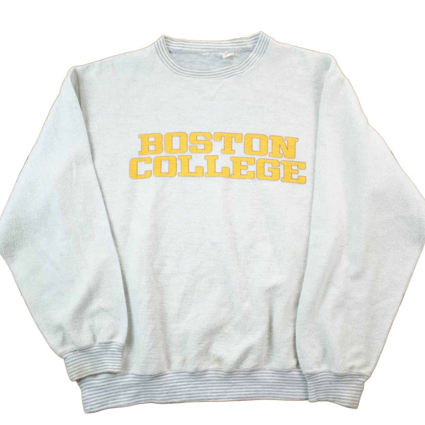 Vintage 1990s Boston College Collegiate Crewneck Sweatshirt Men's L from propervintagecanada