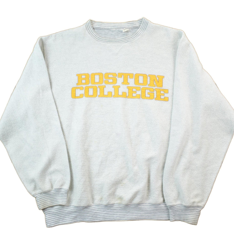 Vintage 1990s Boston College Collegiate Crewneck Sweatshirt Men's L from propervintagecanada