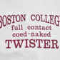 Vintage 1990s Boston College Parody Naked Twister Graphic T Shirt Men's XL from propervintagecanada
