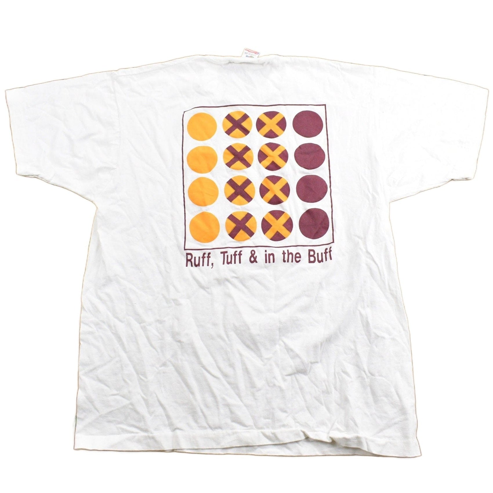 Vintage 1990s Boston College Parody Naked Twister Graphic T Shirt Men's XL from propervintagecanada